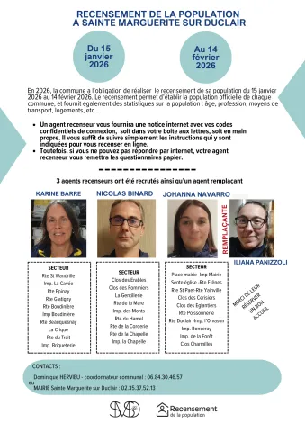 flyer recensement ste marguerite sur duclair